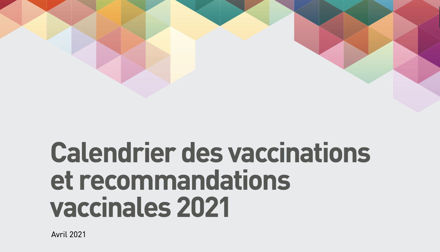 Calendrier Des Vaccinations Et Recommandations Vaccinales 2023 Calendrier Des Vaccinations - Nouvelles Recommandations - Société Française  De Microbiologie